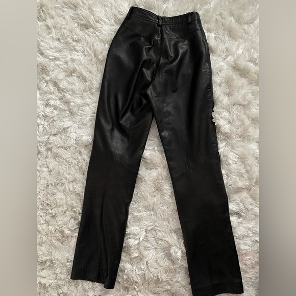 Vintage Danier Leather Straight leg pants - Picture 5 of 5